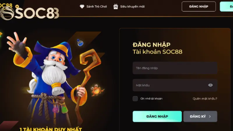 Hướng Dẫn Chi Tiết Để Đăng Nhập Soc88