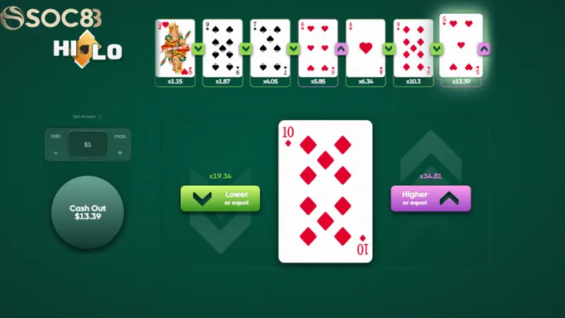 Tìm hiểu về Game Hilo Soc88